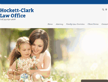 Tablet Screenshot of hockett-clarklawfirm.com